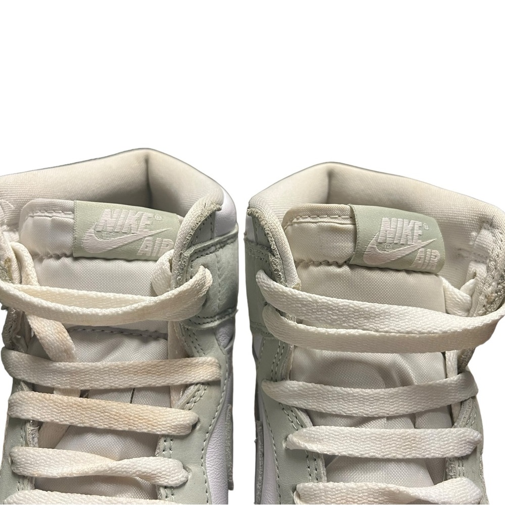 Women's White and Cream High-Top Sneakers - Picture 4 of 14